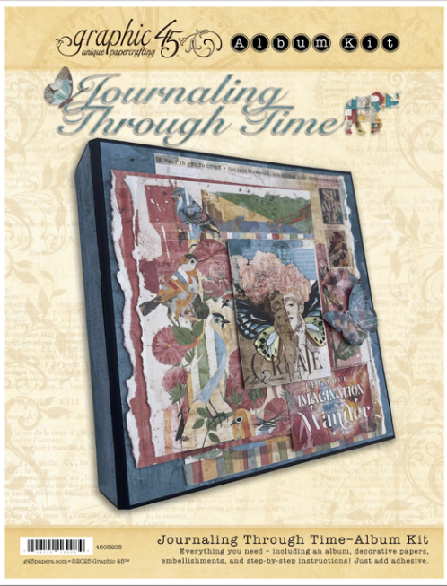 Graphic 45 - Club G45 Vol 12/25 - Journaling Through Time - Art Journal Album - 4503205- 4503205