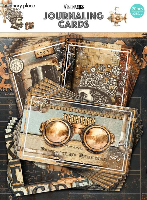 Memory Place Journal Card Pack 20/Pkg" - Visionaries - MP-61821