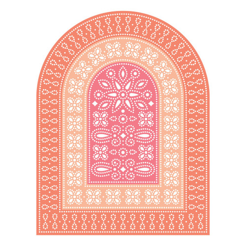 Spellbinders Punch & Pierce Plate - Regal Reflections, Arch Punch & Pierce - S5-695