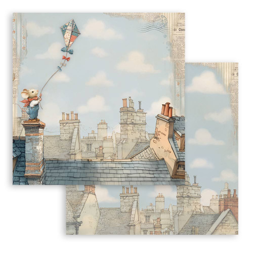 Stamperia Double-Sided Paper 12"X12" - Family - Family Kite - SBB1116