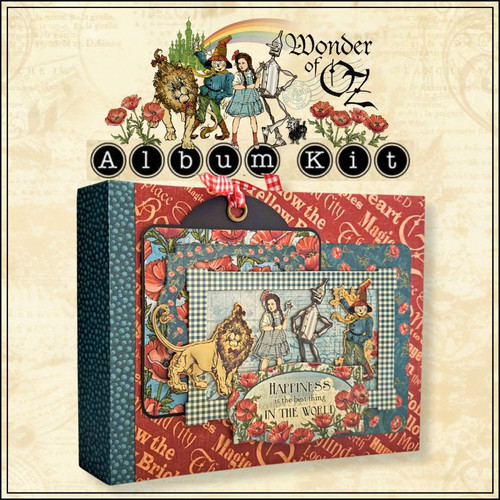 Graphic 45 - Club G45 Vol 2/26 - Wonder Of Oz - Accordion Tag Album Kit - 4503210