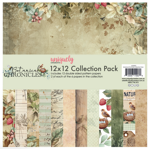 Uniquely Creative - Collection Pack 12x12 - Botanical Chronicles - UCP2973