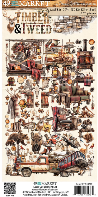 49 And Market / Dennis Bruton - Laser Cut Outs - Timber & Tweed - DTT-34769