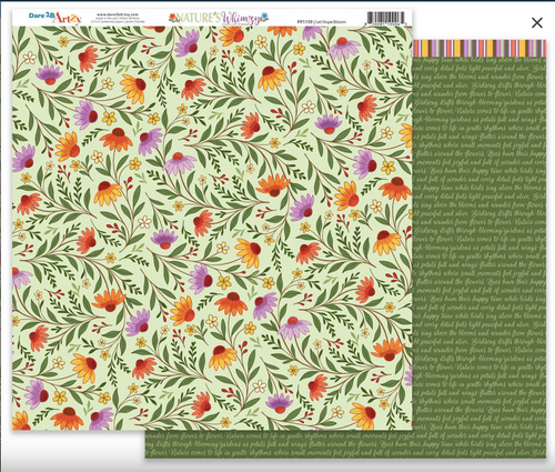 Dare 2B Artzy - Double-Sided Cardstock 12x12 - Let Home Bloom- PP1159