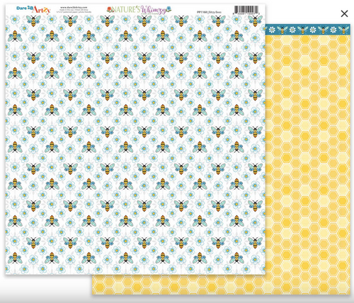 Dare 2B Artzy - Double-Sided Cardstock 12x12 - Bitzy Bees - PP1160