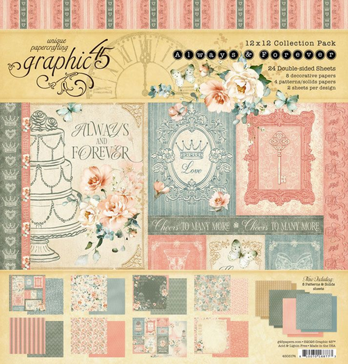 Graphic 45 - Collection Kit 12"x12" - Always & Forever - 4503174