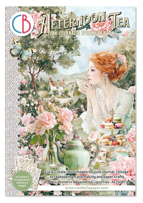Ciao Bella - Junk Journal & Ephemera Book A4 32/Pkg - Afternoon Tea - CBB020