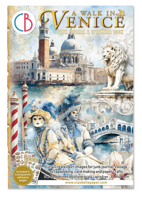 Ciao Bella - Junk Journal & Ephemera Book A4 32/Pkg - A Walk In Venice - CBB023