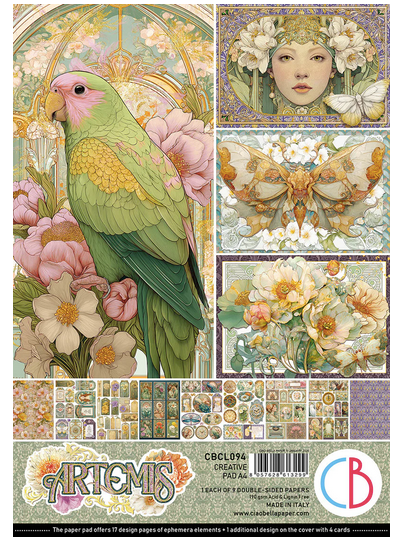 Ciao Bella - Creative Pad A4 9/Pkg- Artemis - CBCL094