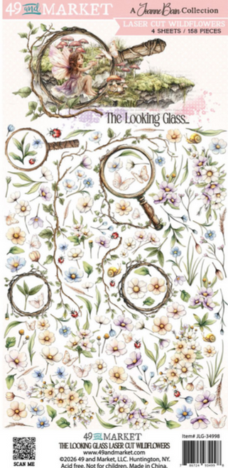 49 And Market - Laser Cut-Outs  6"X12" - The Looking Glass - JLG-34974