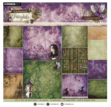 Studio Light - Paper Pad  8x8 - 36/Pkg - Backgrounds - SL-EF-DPP467