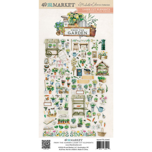 49 And Market - Laser Cut Outs Elements - From the Garden - FTG-35445