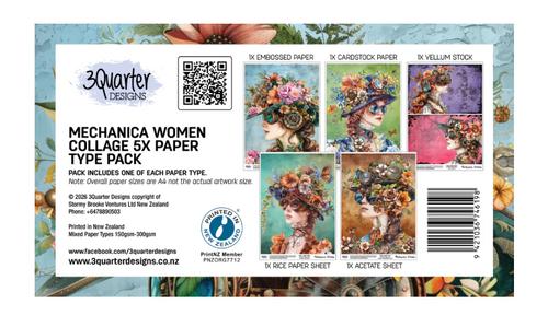3Quarter Designs - Collage Pack 5/Pkg - Mechanica Women