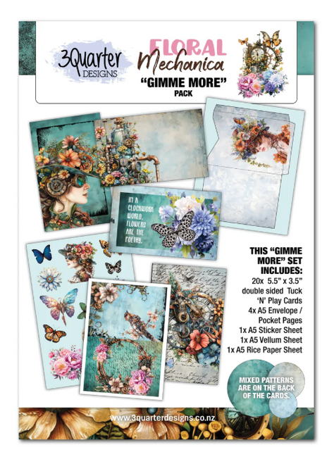 3Quarter Designs - Gimme More Pack - Floral Mechanica