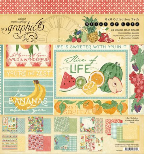 Graphic 45 - Collection Pack 8x8 - Slice Of Life - 4503232