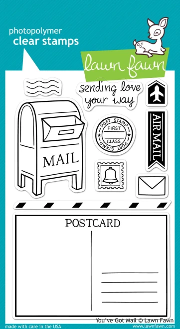 Lawn Fawn - Clear Stamps - You've Got Mail - LF0385