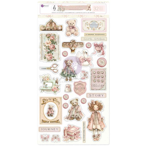 Prima - Stickers 32/pkg - Frank Garcia - Buttons & Keepsakes - 982423