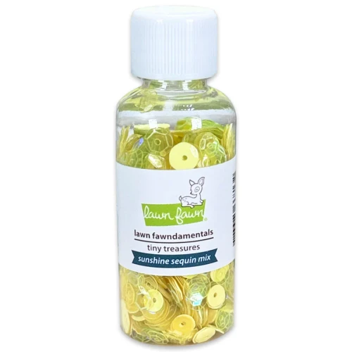 Lawn Fawn Fundamentals Sequin Mix - Sunshine Yellow - LF4164