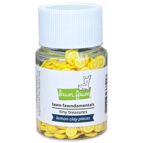 Lawn Fawn Fundamentals - Tiny Treasures - Lemon Clay Pieces - LF4157