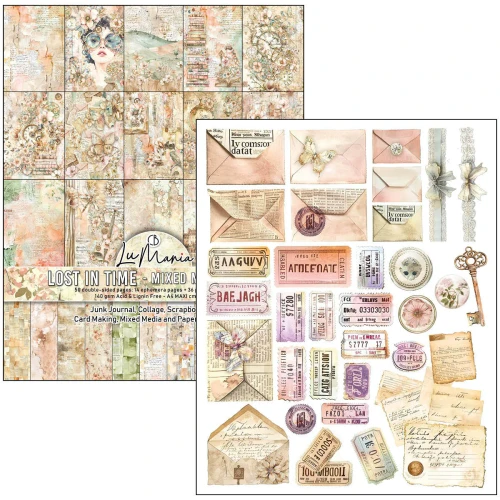 Ciao Bella - Junk Journal & Ephemera Book A4 - Lost in Time - MA007