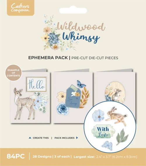 Crafter's Companion - Sara Signature - Wildwood Whimsy - Ephemera Set
