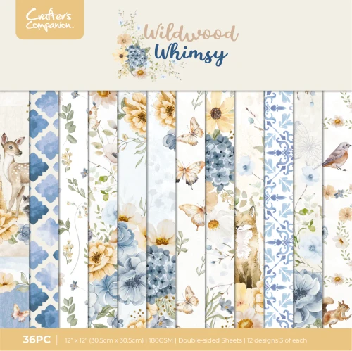 Crafter's Companion - Sara Signature - Wildwood Whimsy - 12" x 12" Paper Pad
