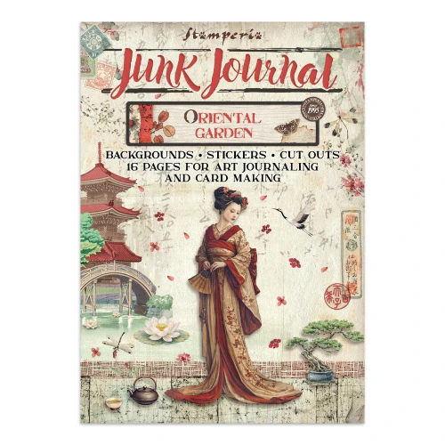 Stamperia - Printed Art Junk Journal - Oriental Garden - SBJK26