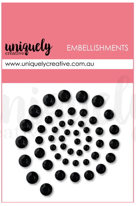Uniquely Creative - Rhinestones - Black