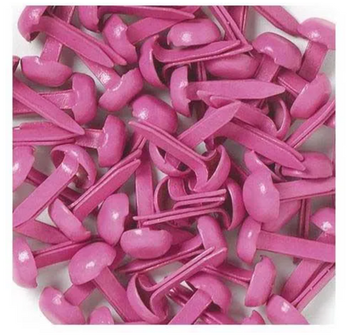 Doodlebug - Mini Brads .125" 25/Pkg - Bubblegum Pink