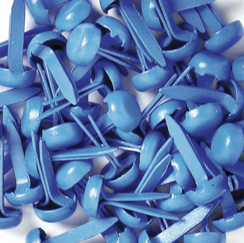 Doodlebug - Mini Brads .125" 25/Pkg - Blue Jean