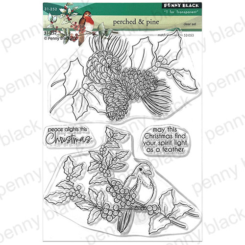 Penny Black Clear Stamps - PERCHED & PINE - 31-252