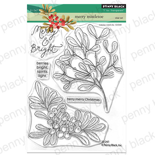 Penny Black Clear Stamps - MERRY MISTLETOE - 31-247