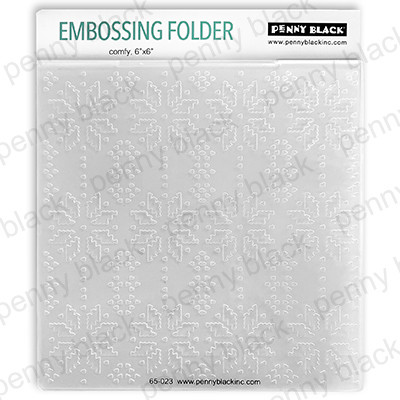 Penny Black - Embossing Folder 6"x6" - COMFY - 65-023
