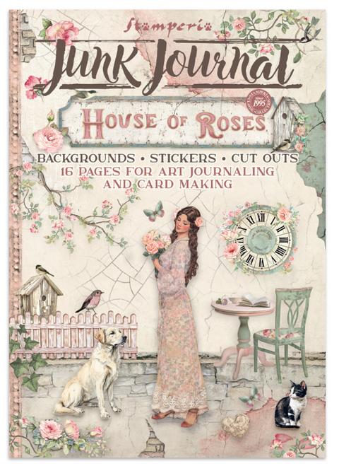 Stamperia - Printed Art Junk Journal - House Of Roses - SBJK19