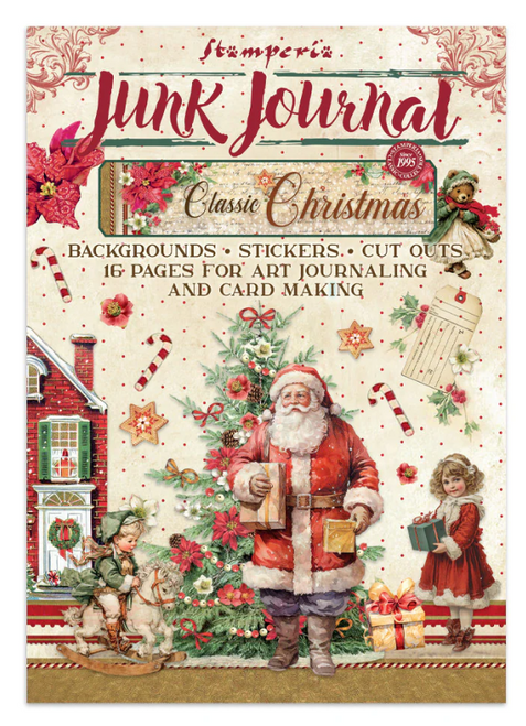 Stamperia - Art Junk Journal - Classic Christmas - SBJK23