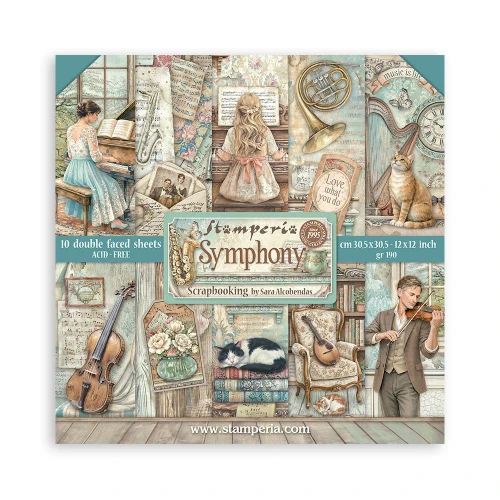 Stamperia - 12x12 Collection Pack - Symphony - SBBL188