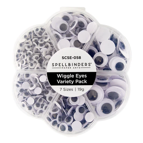 Spellbinders - Wiggle Eyes Variety Pack - SCSE-058