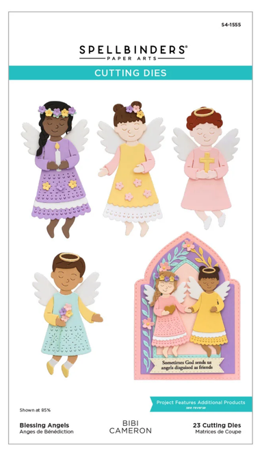 Spellbinders - Blessing Angels Etched Dies by Bibi Cameron - S5-765