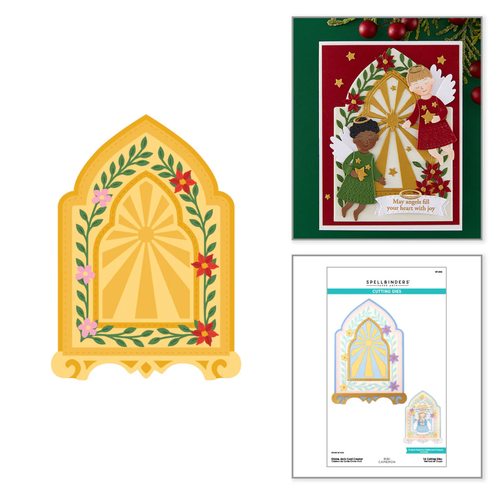 Spellbinders - Divine Arch Card Creator Etched Dies by Bibi Cameron - S7-292