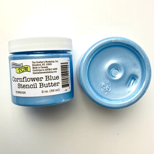The Crafters Workshop - TCW - Stencil Butter - Cornflower Blue