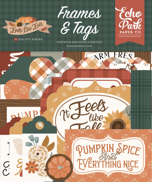 Echo Park - Frames & Tags 33/Pkg - Feels Like Fall  - FLF514025