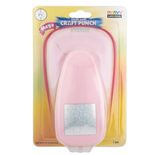 Marvy Uchida - Clever Lever Mega Jumbo Craft Paper Punch - 2 1/2" Circle - LV-MGCP40