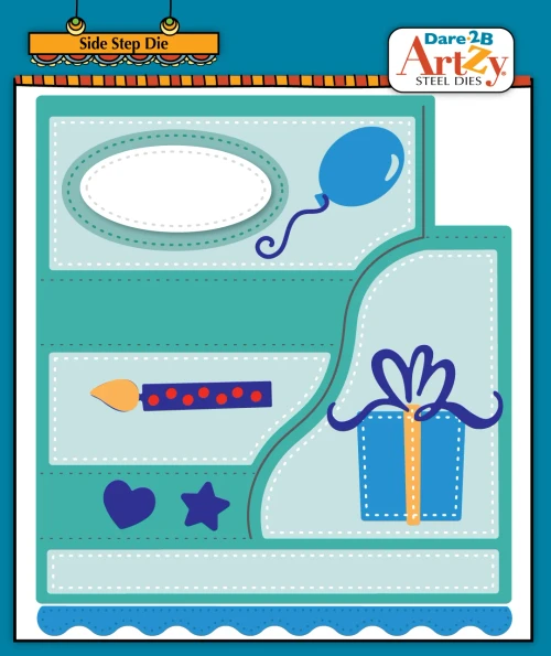 Dare 2B Artzy - Side Step Fun Fold Die - D314