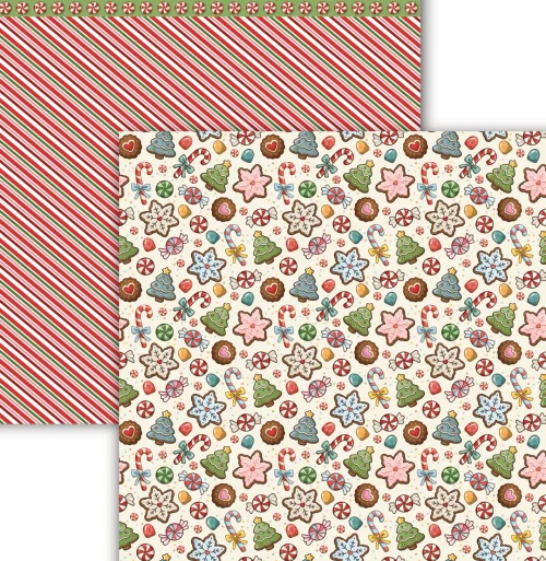 Dare 2B Artzy - Double-Sided Cardstock 12x12 - Teapots & Tiny Tales - Baked with Love - PP1163