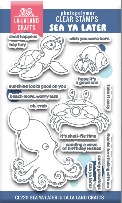 La La Land - Sea Ya Later Stamp Set - CL220