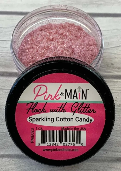 Pink & Main - Flock w/Glitter - Sparkling Cotton Candy  - PME023