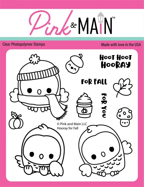 Pink & Main - Stamp Set - Hooray For Fall - PMO896