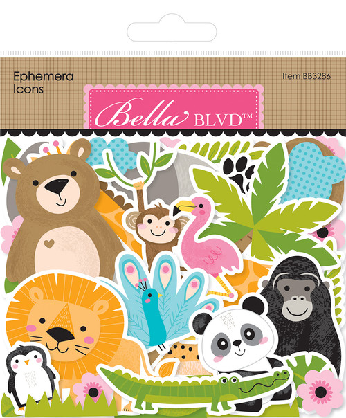 Bella Blvd - Ephemera Icons - Zoo Day - BB3286