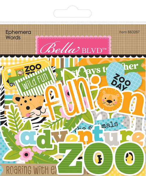 Bella Blvd - Ephemera Words - Zoo Day - BB3287