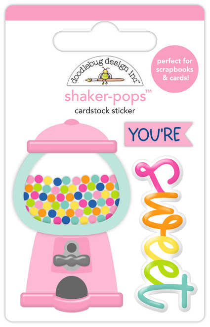 Doodlebug - Shaker-Pops - Cupcakes & Candles - You're Sweet - 9128